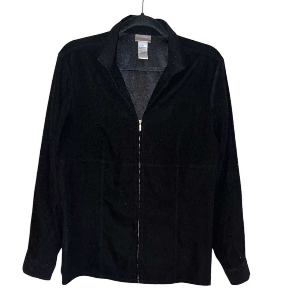 Fashion Bug women’s full zip jacket blazer coat size XL textured career wear
